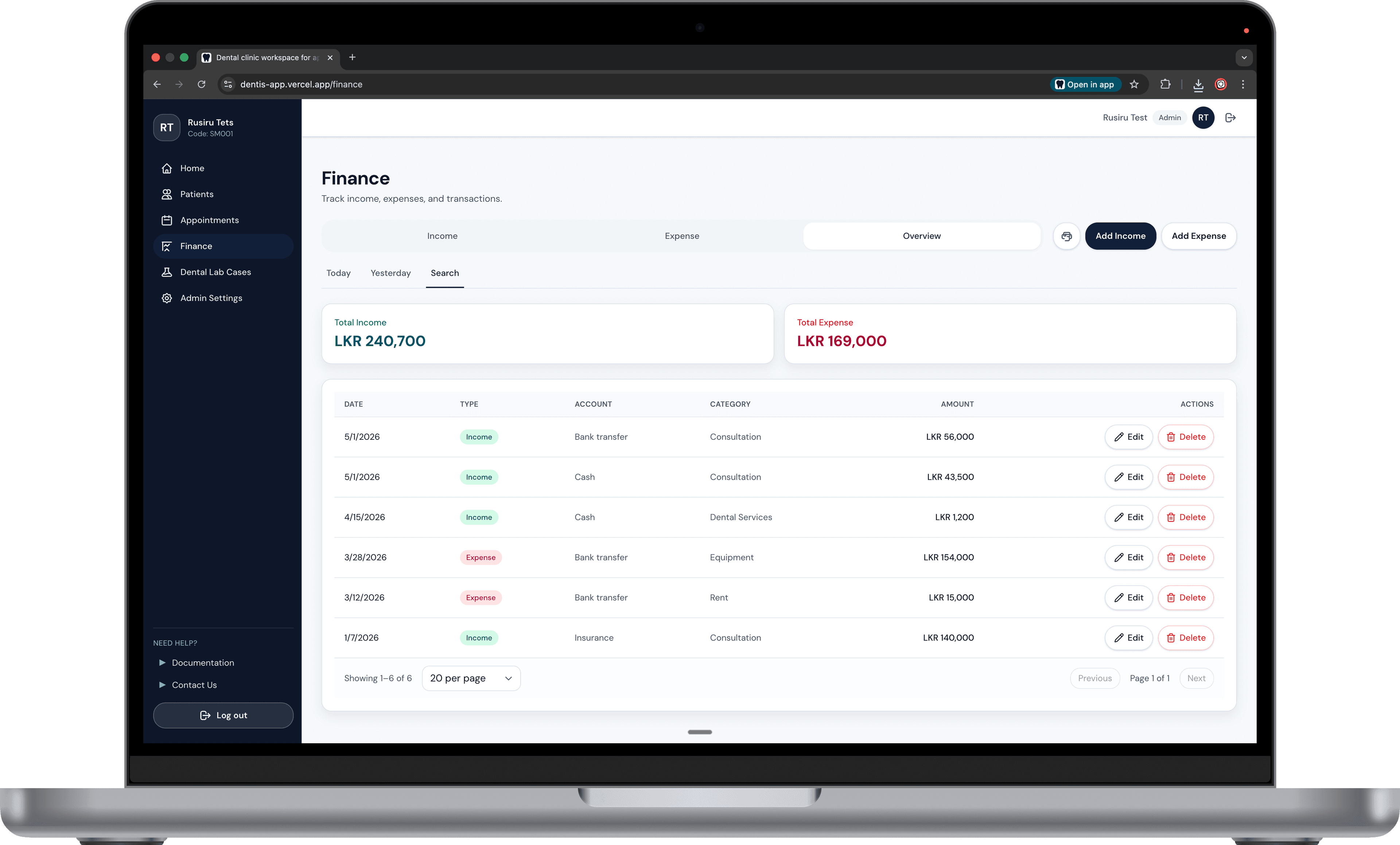 Payment and financial management